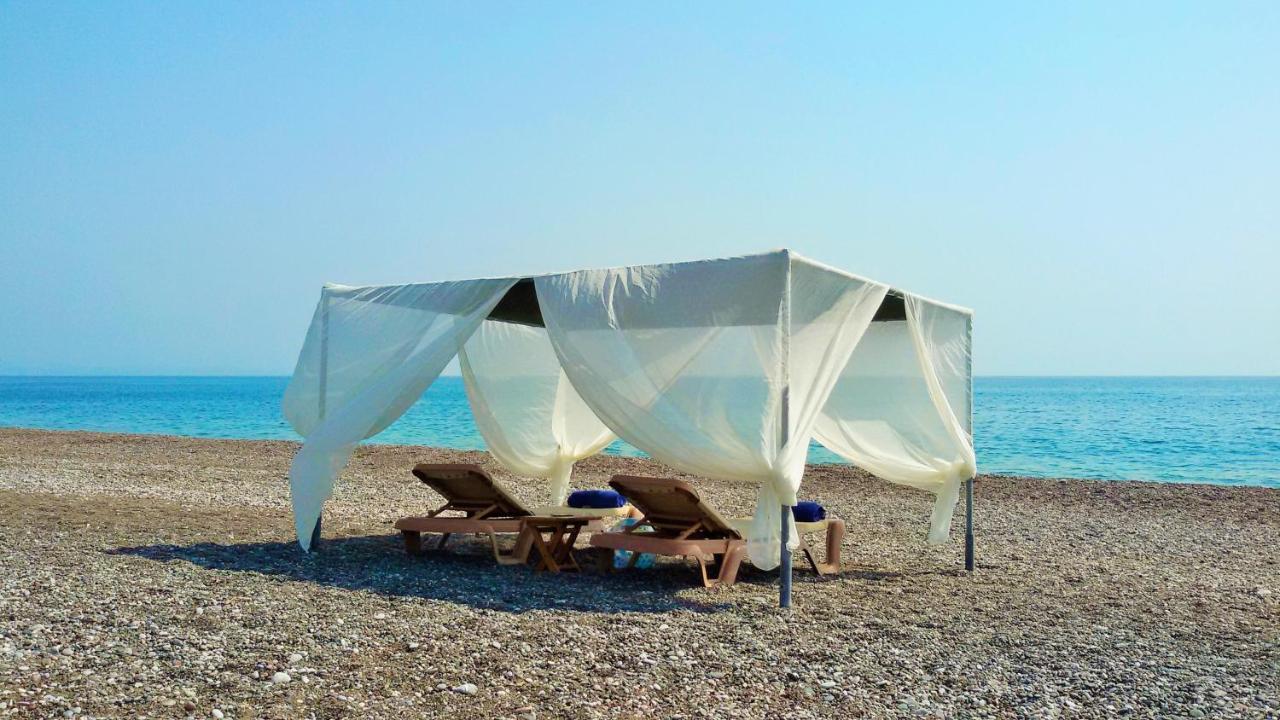 גנאדי Beachfront Villa Rhodes Seashell מראה חיצוני תמונה
